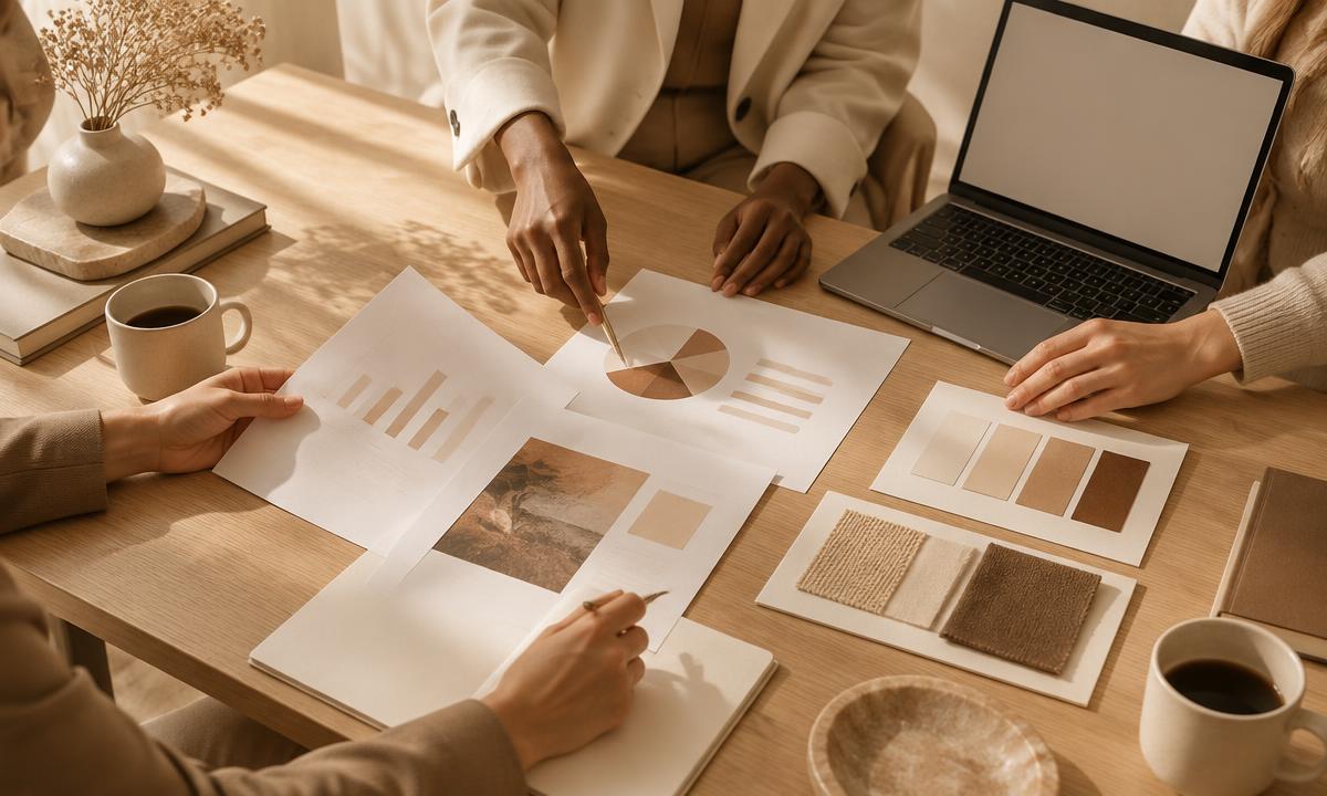 Brand strategy session with a creative strategy agency